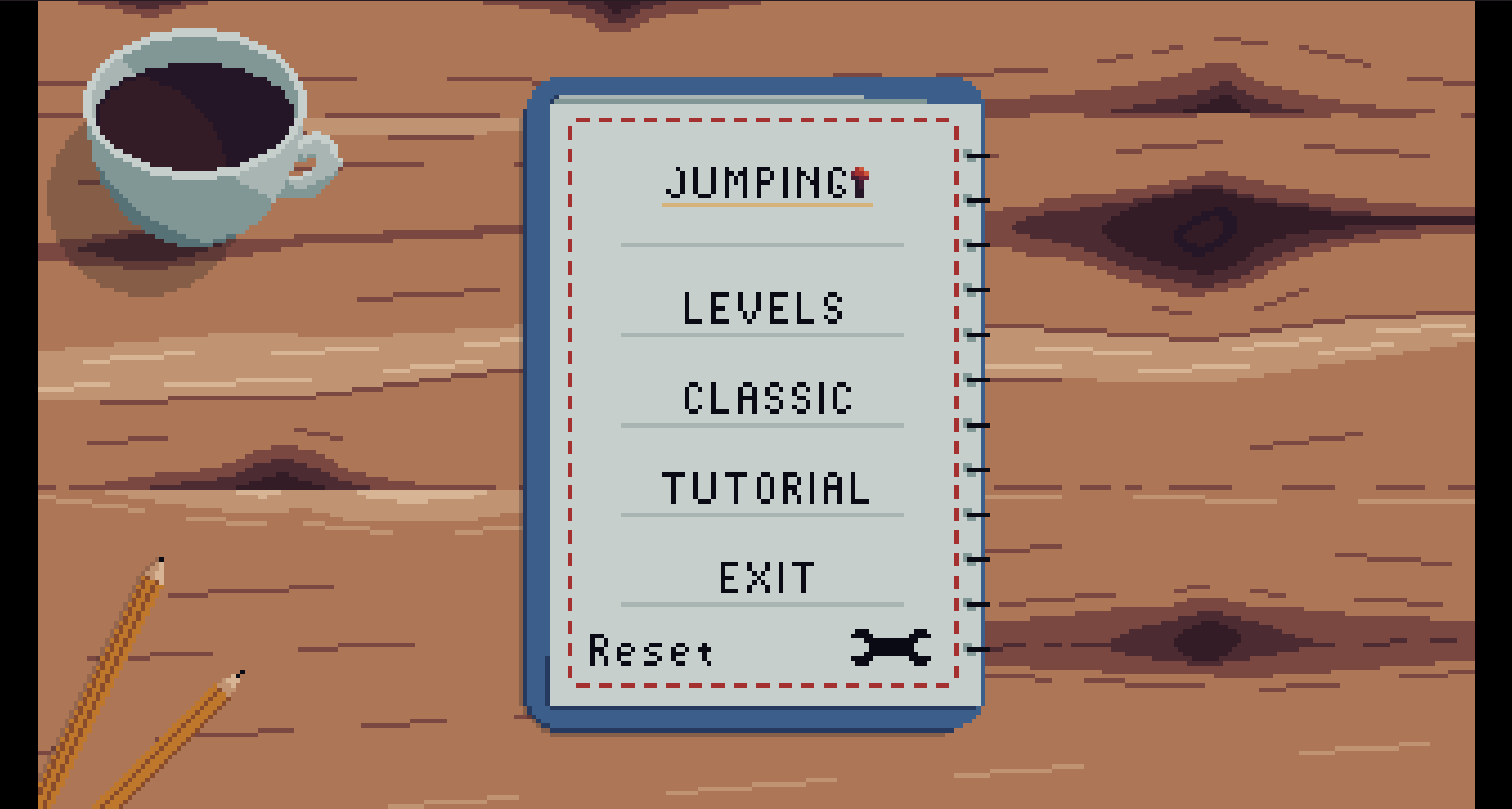 Jumping valikko